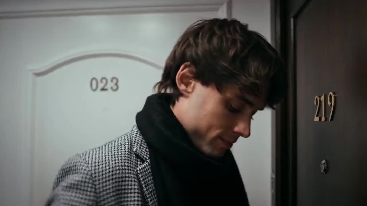 cinematic rooftop running scene